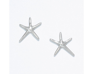 Classic Silver Starfish Earrings