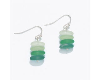 Shades Of Sea Glass Earrings