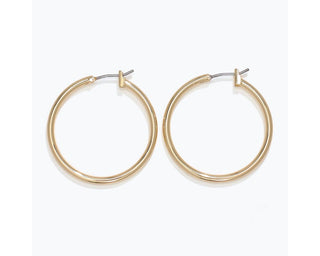 Staying Classy Gold Hoop Earrings
