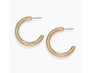 Classic Gold Hoop Earrings