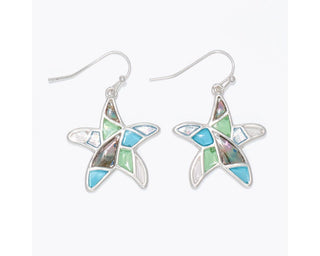 Mozaic Starfish Earrings