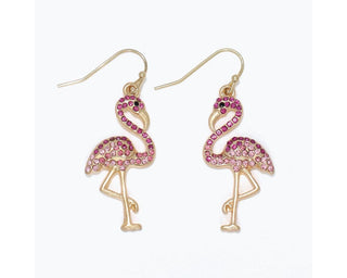 Dazzling Flamingo Earrings