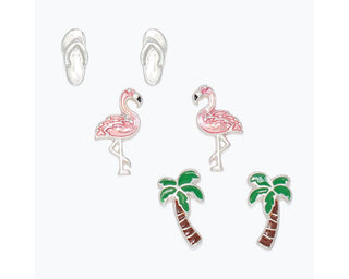 Stay Tropical Trio Earrings