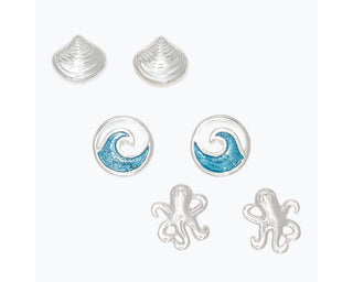 Under The Sea Trio Earrings