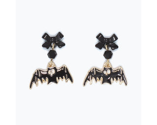 Spooky Bats & Bows Earrings