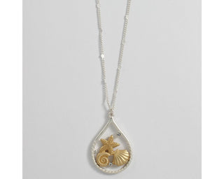 Two-Tone Sea Life Necklace