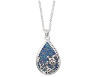 Turtle in The Sea Necklace