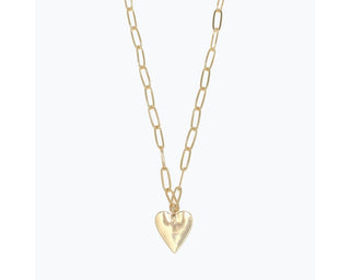 Heart & Gold Chain Necklace
