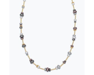 Tri-Colored Neutrals Necklace