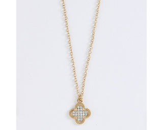 Crystal Clover Necklace
