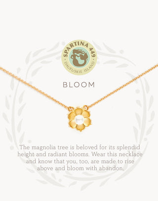Sea La Vie Bloom/Magnolia Flower Necklace