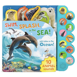 Swim, Splash, in the Sea! 10-Button Children's Sound Book