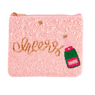 Cheers To You Beaded Pouch