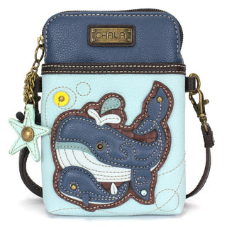 Whale Family Cell Phone Crossbody