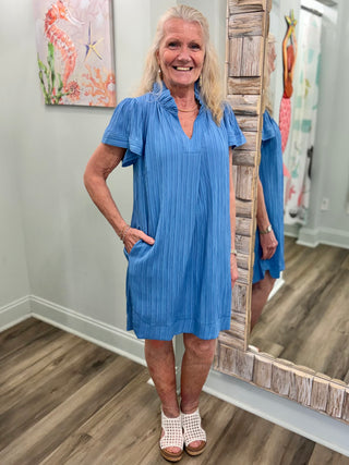Too Kind Dress in Periwinkle