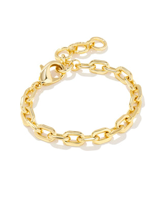 Korinne Chain Bracelet in Gold Metal