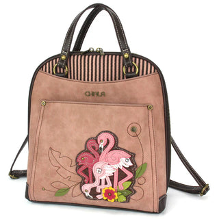 Flamingo Group Convertible Backpack Purse