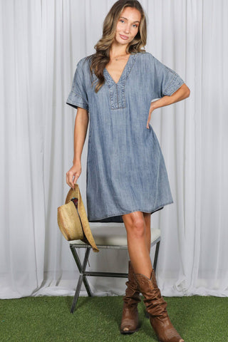 River Denim Dress