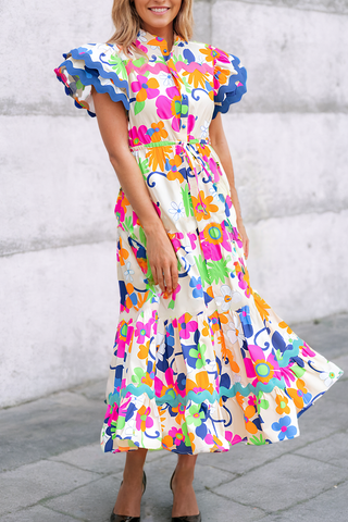 Groovy Blooms Maxi Dress