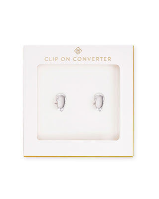 Clip On Converter In Rhodium Metal