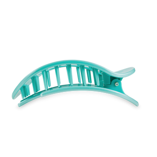 Round Flat Hair Clip | Large | Totally Turquoise