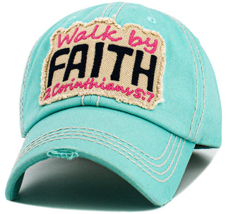 Walk By Faith Vintage Baseball Cap