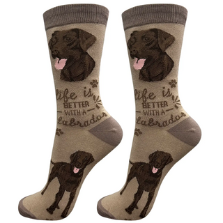 Life Is Better With A Labrador Crew Socks