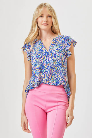 Psychedelic Lizzy Flutter Top