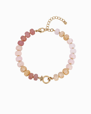 Autumn Marble Bead Clasp Bracelet