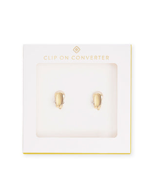 Clip On Converter In Gold Metal