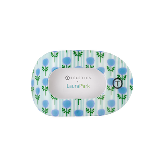 Blue Marigold | Medium | Flat Round Hair Clip