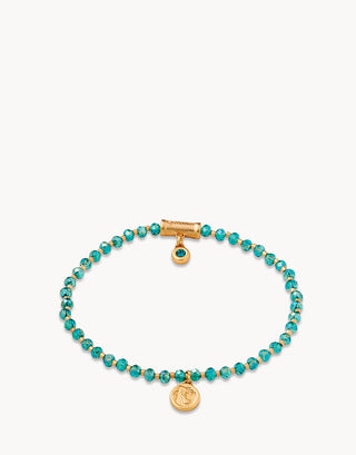 Twinkle Stretch Bracelet in Aqua/Mermaid