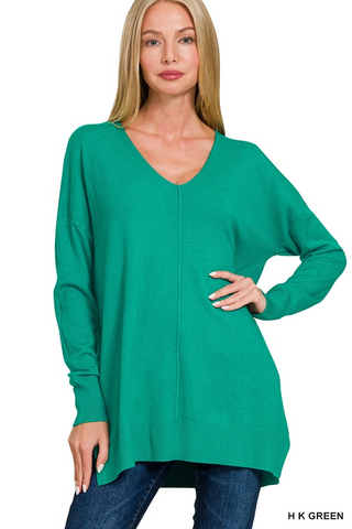 Think You Will Sweater In H K Green