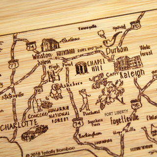A Slice of Life North Carolina Cutting & Charcuterie Board