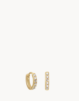 Sea La Vie Hoop Earrings in Grateful/Ring