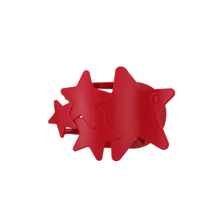 Flat Hair Clip | Medium | Red Shooting Star