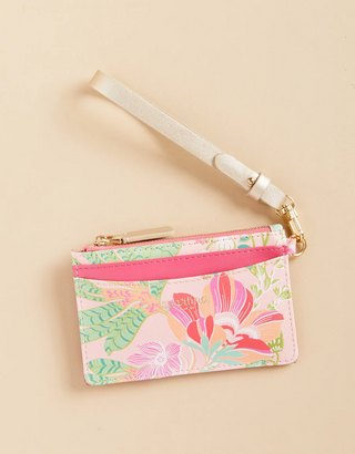 Slimcard Coin Purse In Flamingo Pineapple