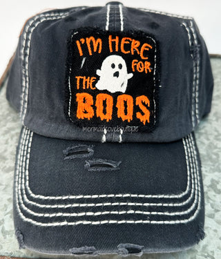 I'm Here for the Boos Hat in Black