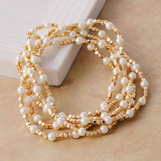 Stay Classy Bead Stretch Bracelet Set
