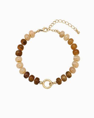 Autumn Marble Bead Clasp Bracelet