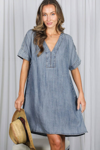 River Denim Dress