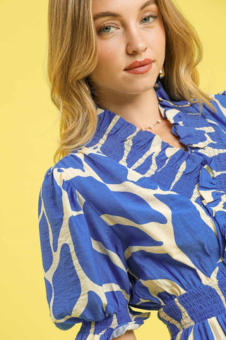 Moving Forward Dress in Blue