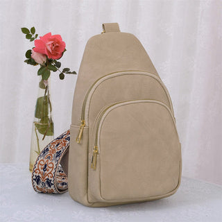 Look At The Time Sling Bag in Stone