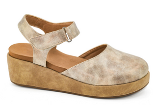 Corkys All In Sandals In Rose Gold Metallic