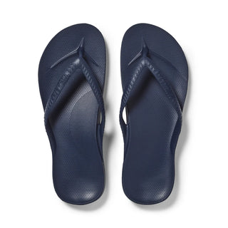 Archies Arch Support Flip Flops in Navy