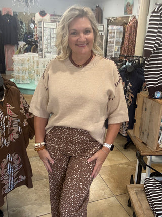 How Do You Do Pant in Brown