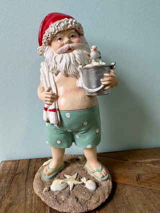 Coastal Santa Figurine