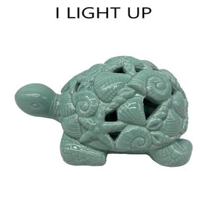 LED Filagree Turtle