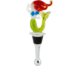 Glass Mermaid Coastal Collection Bottle Stopper