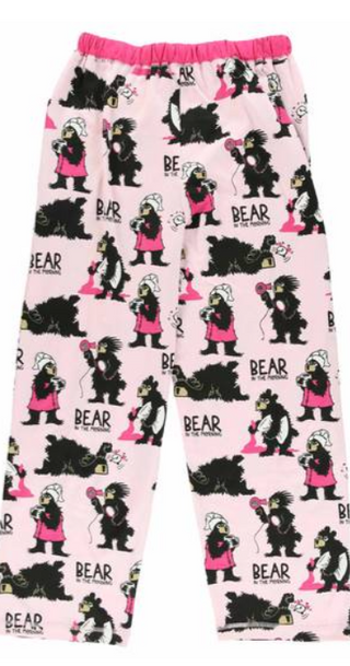 Bear in AM Pink Women's PJ Pant